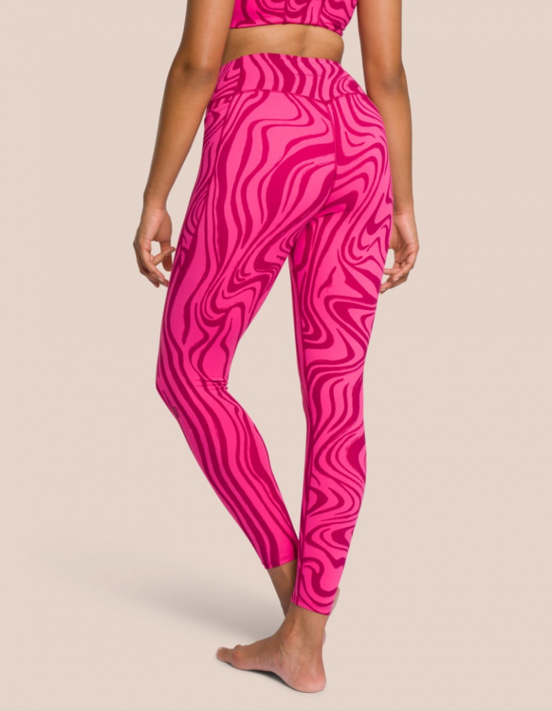 Pink Women's Oceans Apart Shania Pant Leggings | USA BZP-6556