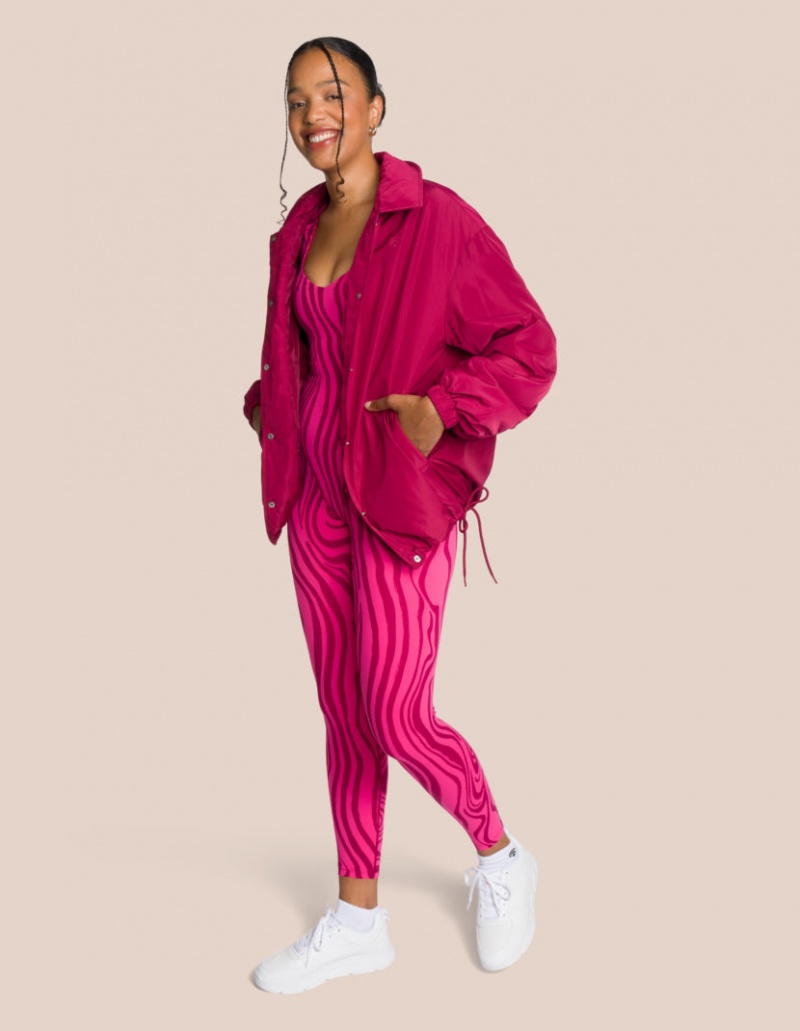 Pink / Deep Purple Women's Oceans Apart Shania Jumpsuit Set | USA WZV-5122