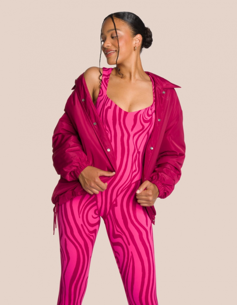 Pink / Deep Purple Women\'s Oceans Apart Shania Jumpsuit Set | USA WZV-5122