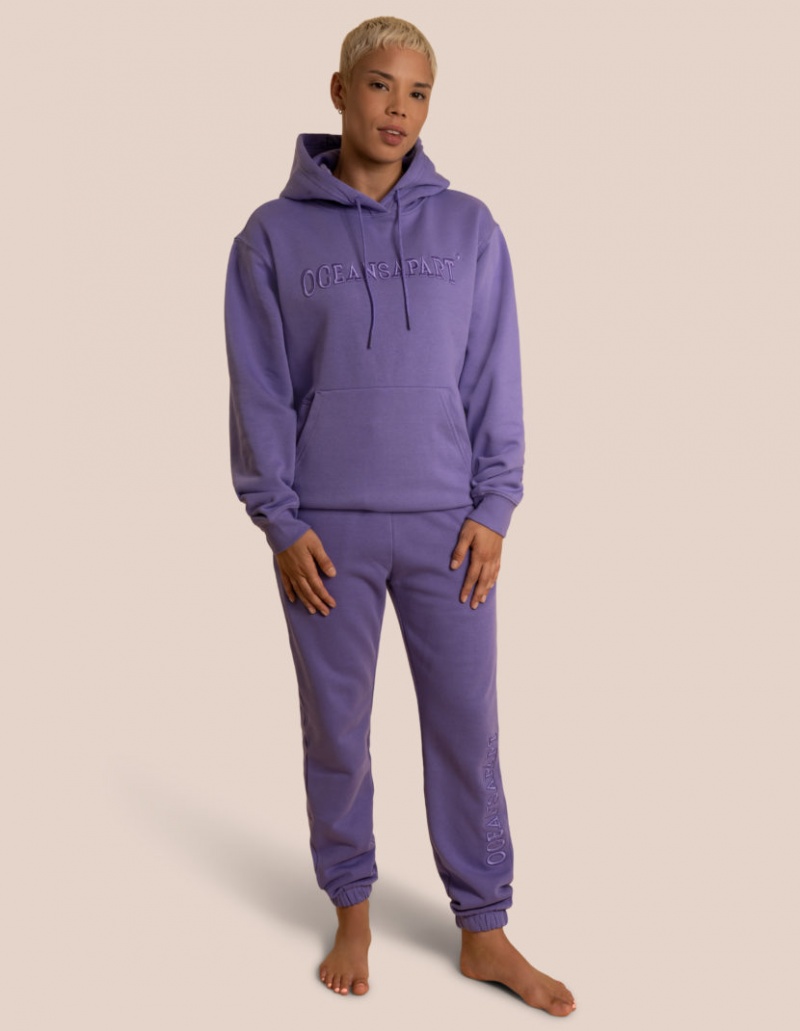 Purple Women's Oceans Apart Charly Sweat Set | USA PCG-7228