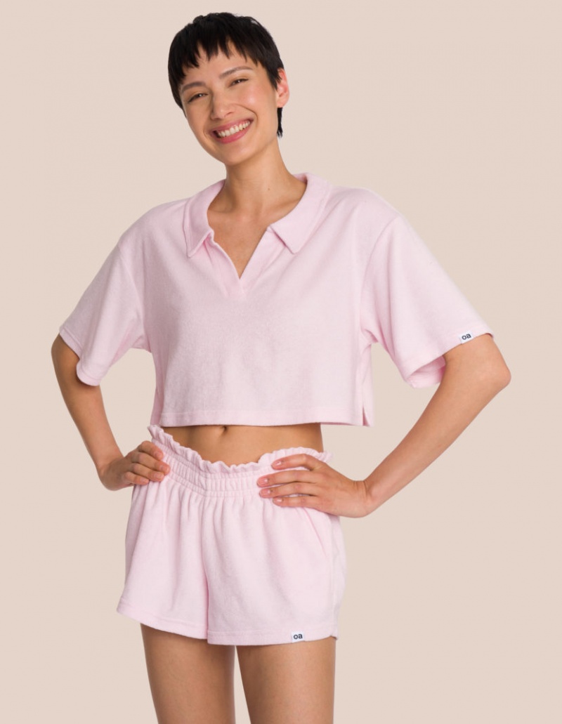 Rose Women\'s Oceans Apart Willow Polo Short Set | USA LFE-8008