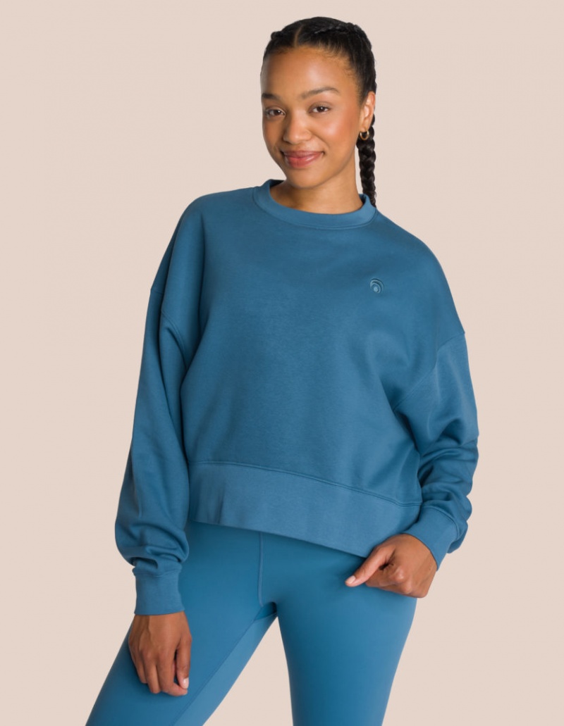 Turquoise Women's Oceans Apart Gianna Sweat Set Deluxe Tall Set | USA RBX-1459