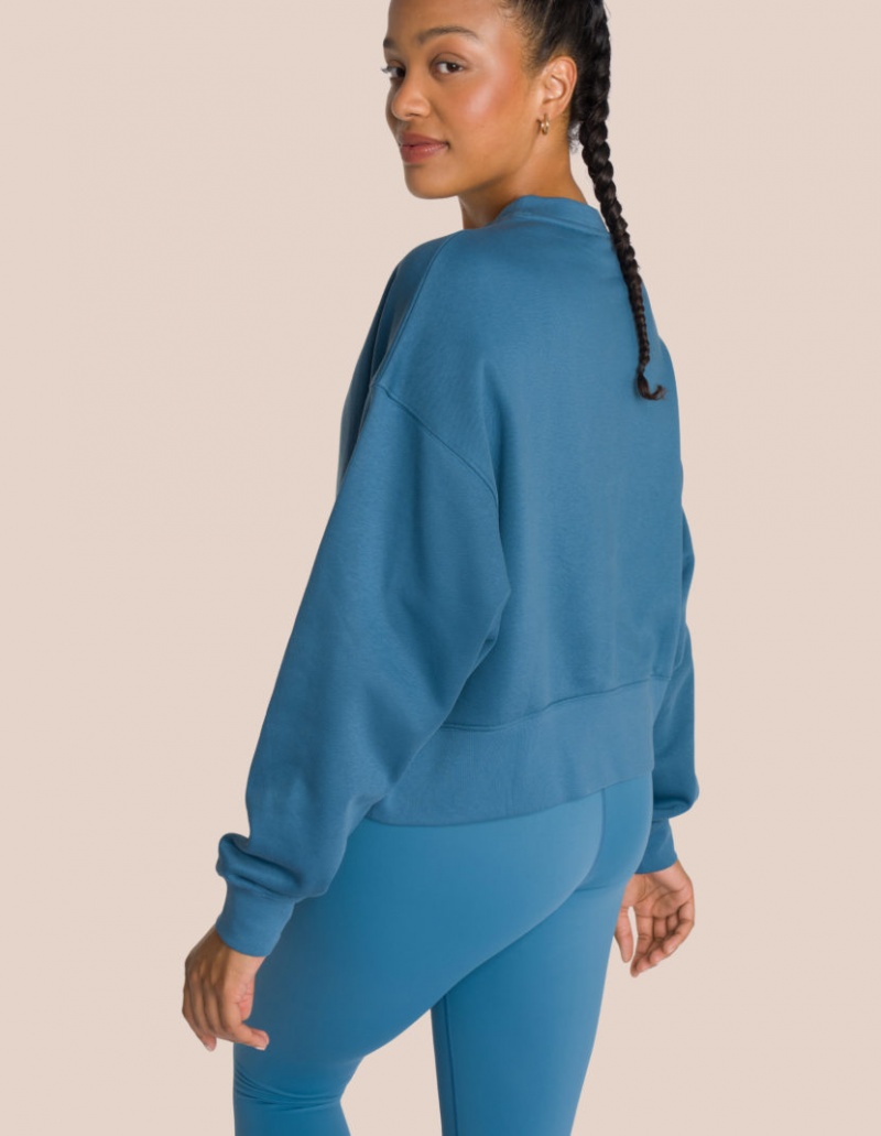 Turquoise Women's Oceans Apart Gianna Sweat Set Deluxe Tall Set | USA RBX-1459