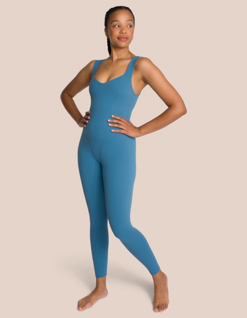 Turquoise Women's Oceans Apart Shania Jumpsuit Set | USA XZV-1357