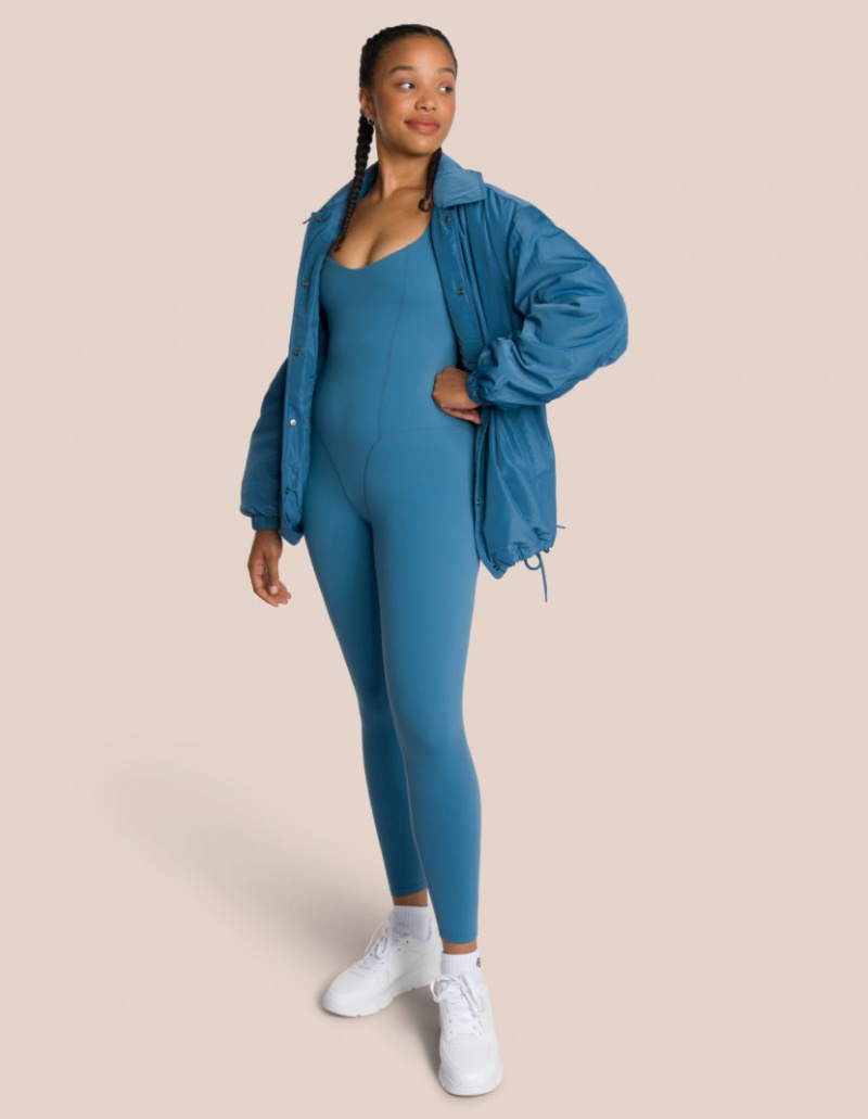 Turquoise Women's Oceans Apart Shania Jumpsuit Set | USA XZV-1357