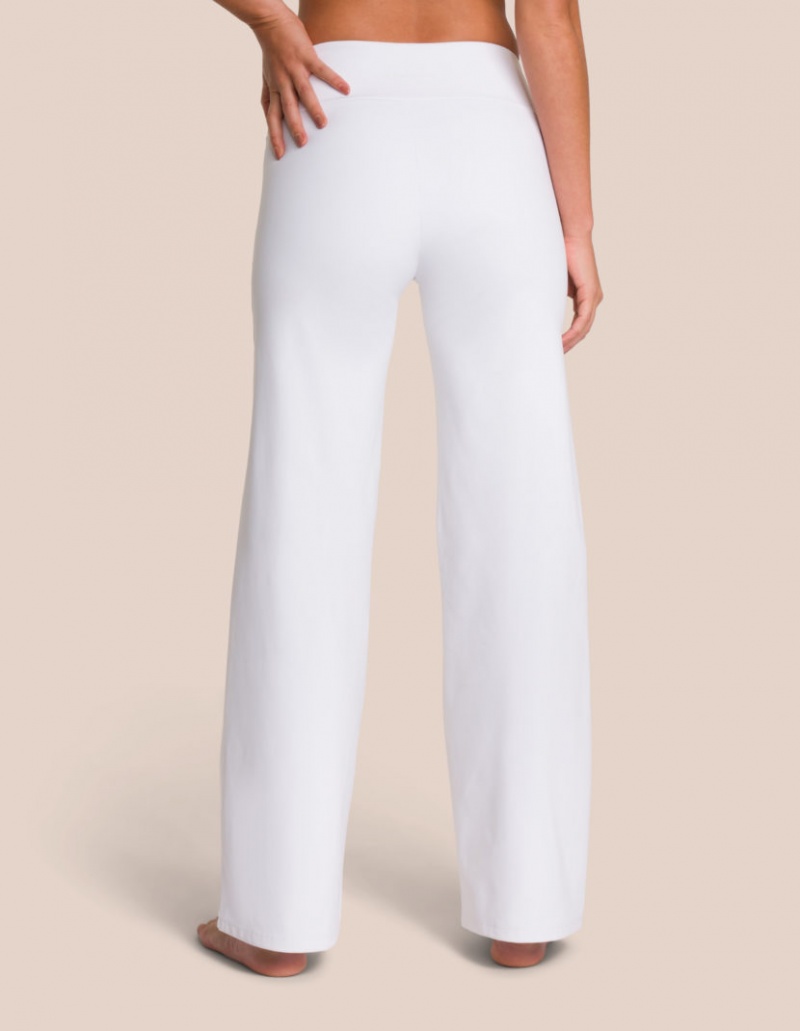 White Women's Oceans Apart Florence Straight Leg Pant Leggings | USA SQM-6062